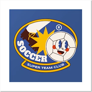 Super Soccer Badge Posters and Art